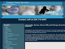 Tablet Screenshot of libertyvillehomeinspector.com